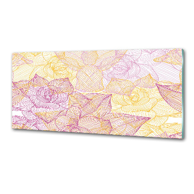 Keuken achterwand Bloemenpatroon