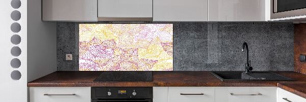 Keuken achterwand Bloemenpatroon