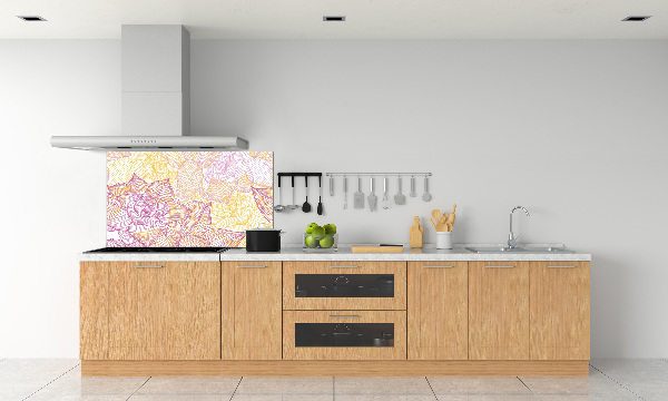 Keuken achterwand Bloemenpatroon