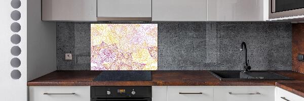 Keuken achterwand Bloemenpatroon
