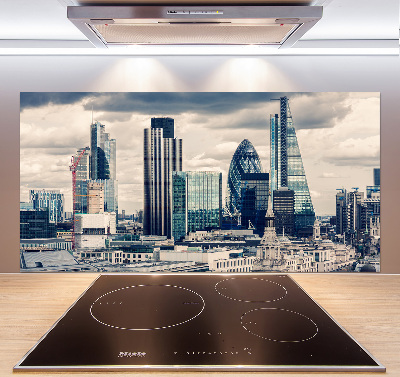 Glazen achterwand keuken Wolkenkrabbers