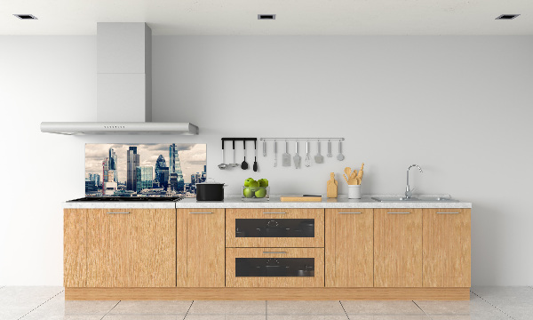 Glazen achterwand keuken Wolkenkrabbers