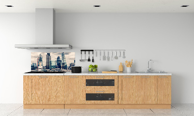 Glazen achterwand keuken Wolkenkrabbers