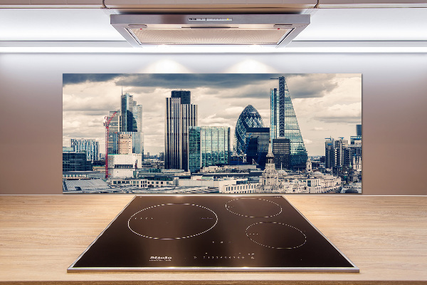 Glazen achterwand keuken Wolkenkrabbers