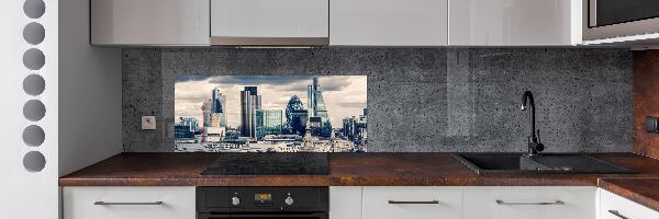 Glazen achterwand keuken Wolkenkrabbers