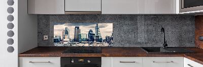 Glazen achterwand keuken Wolkenkrabbers