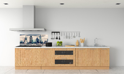 Glazen achterwand keuken Wolkenkrabbers