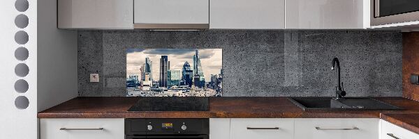 Glazen achterwand keuken Wolkenkrabbers