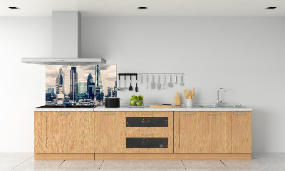 Glazen achterwand keuken Wolkenkrabbers