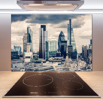 Glazen achterwand keuken Wolkenkrabbers