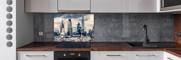 Glazen achterwand keuken Wolkenkrabbers