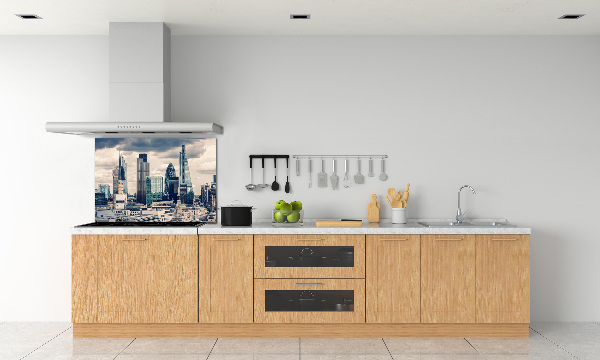 Glazen achterwand keuken Wolkenkrabbers