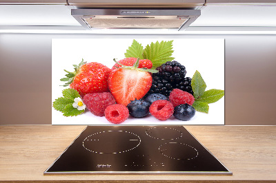 Panel dekor szkło Owoce leśne