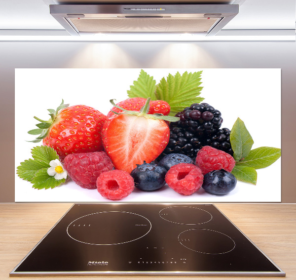 Spatscherm keuken Bosvruchten