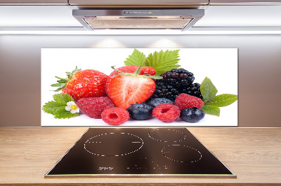 Panel dekor szkło Owoce leśne