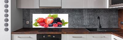 Spatscherm keuken Bosvruchten