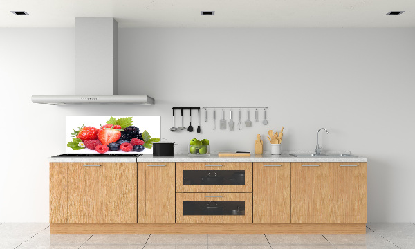Spatscherm keuken Bosvruchten