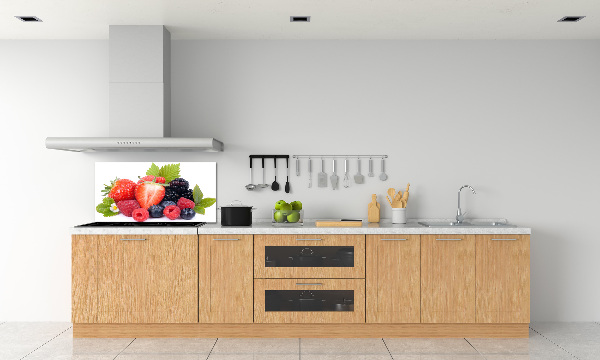 Panel dekor szkło Owoce leśne