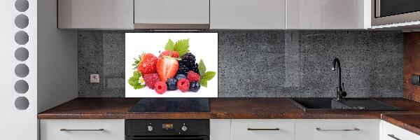 Spatscherm keuken Bosvruchten