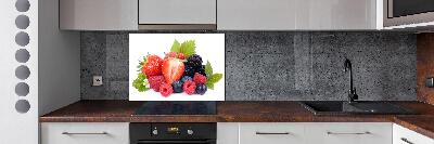 Spatscherm keuken Bosvruchten