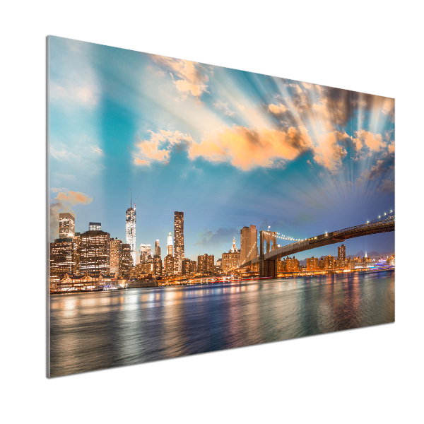 Achterwand keuken Brooklynbrug