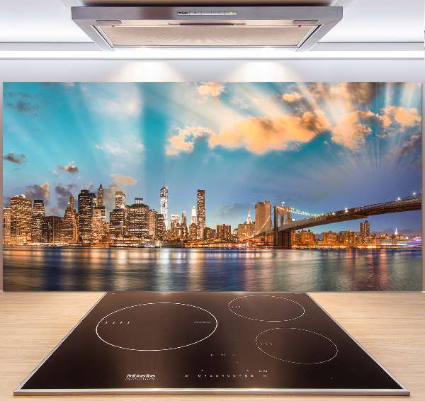Achterwand keuken Brooklynbrug