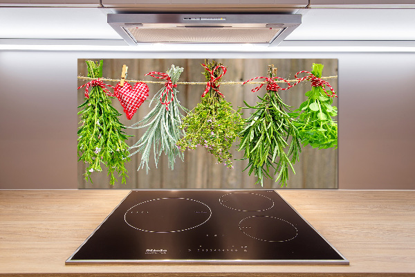 Panel do kuchni Zioła na sznurku