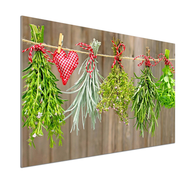 Panel do kuchni Zioła na sznurku