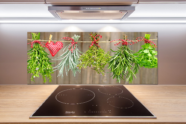 Panel do kuchni Zioła na sznurku