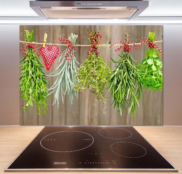 Panel do kuchni Zioła na sznurku