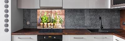 Keuken achterwand Kruiden aan een touwtje