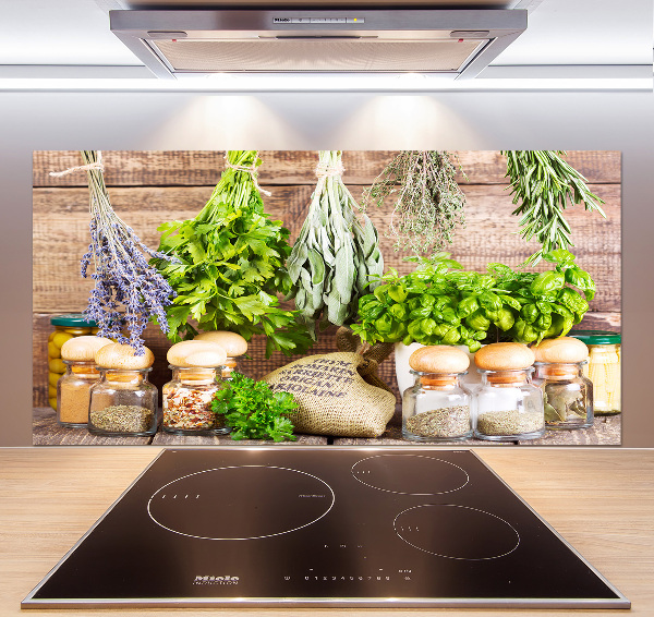 Panel do kuchni Zioła na sznurku