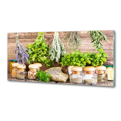 Panel do kuchni Zioła na sznurku