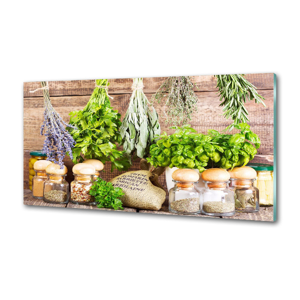 Panel do kuchni Zioła na sznurku