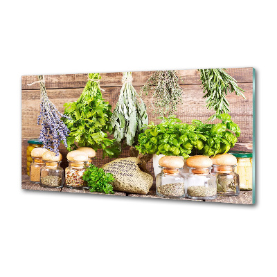 Panel do kuchni Zioła na sznurku