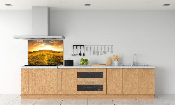 Glazen achterwand keuken Panorama van het Tatragebergte