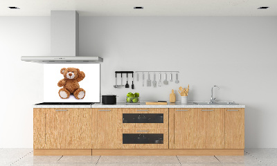 Achterwand keuken Teddybeer