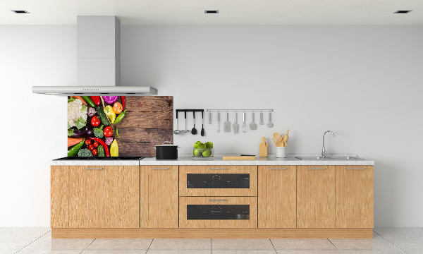 Spatscherm keuken Groenten