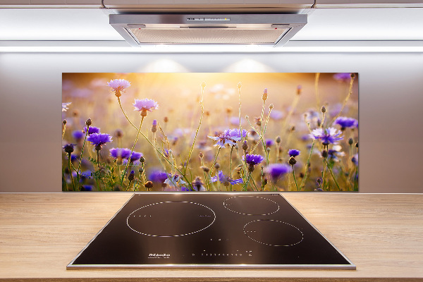 Panel dekor szkło Polne kwiaty