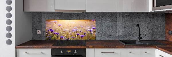 Achterwand keuken Wilde bloemen