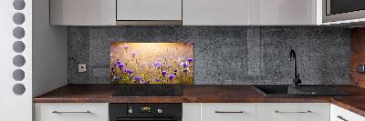 Achterwand keuken Wilde bloemen