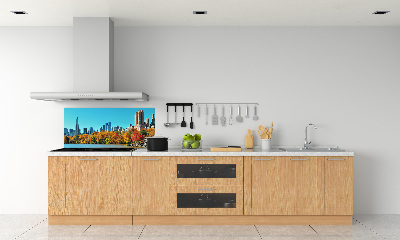 Spatplaat keuken New York in de herfst
