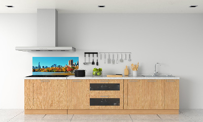 Spatplaat keuken New York in de herfst