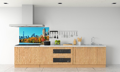 Spatplaat keuken New York in de herfst