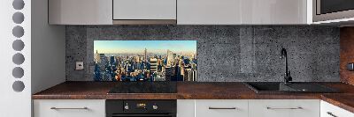 Glazen achterwand keuken Wolkenkrabbers