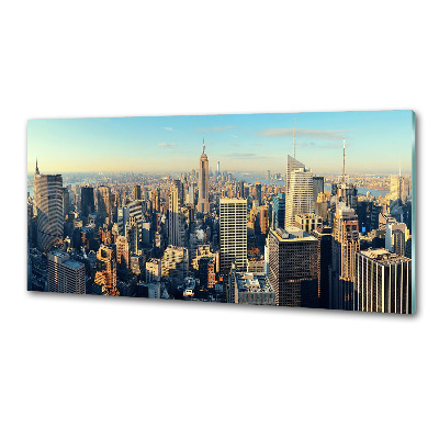 Glazen achterwand keuken Wolkenkrabbers