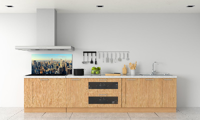 Glazen achterwand keuken Wolkenkrabbers