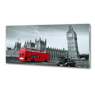 Achterwand keuken Londense bus