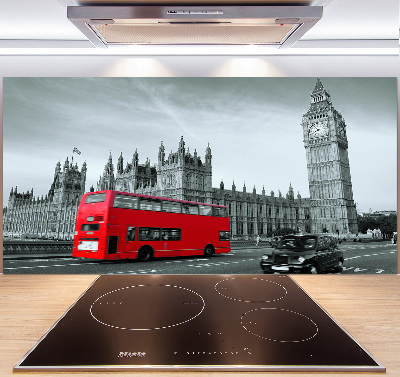 Achterwand keuken Londense bus