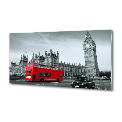 Achterwand keuken Londense bus